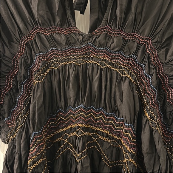 Free People Love on the Run Black Dress EUC - Picture 5 of 14